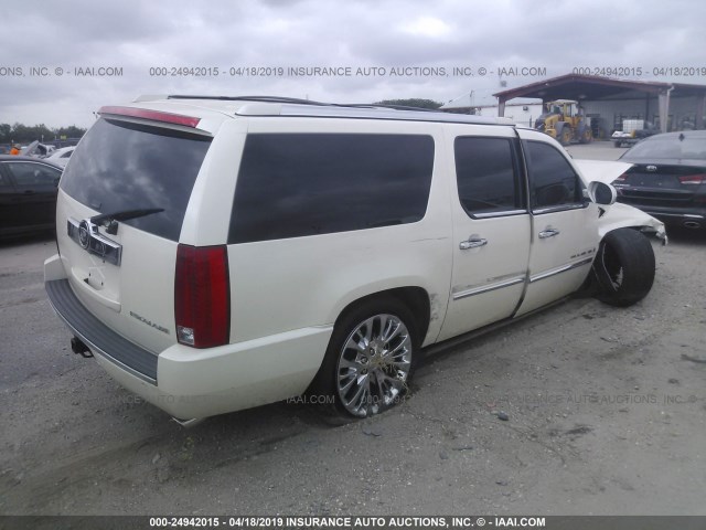 1GYFK66888R233291 - 2008 CADILLAC ESCALADE ESV WHITE photo 4