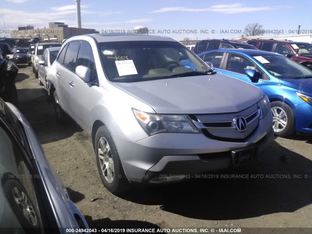 2HNYD28387H552587 - 2007 ACURA MDX TECHNOLOGY SILVER photo 1