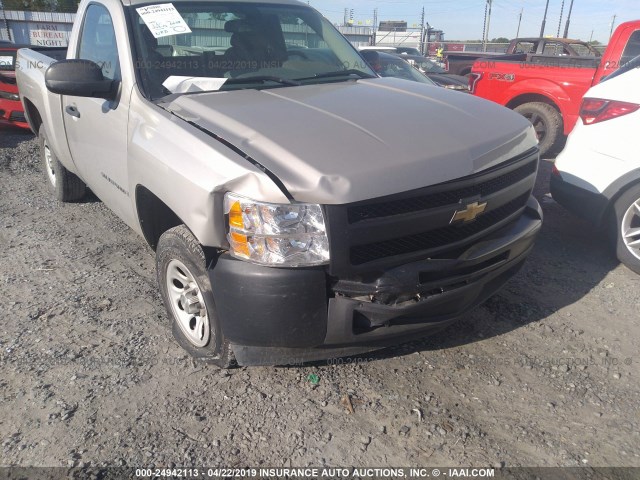 1GCEC14X29Z229380 - 2009 CHEVROLET SILVERADO C1500 GRAY photo 6