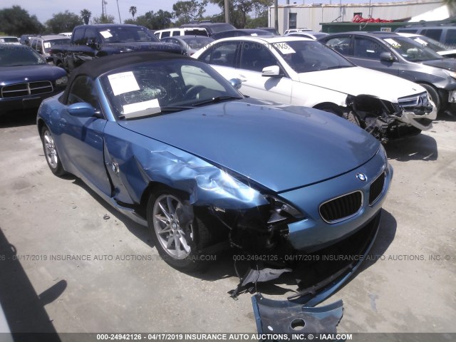 4USBT33545LR70569 - 2005 BMW Z4 2.5 BLUE photo 1