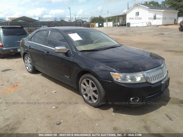 3LNHM28TX8R631329 - 2008 LINCOLN MKZ BLACK photo 1