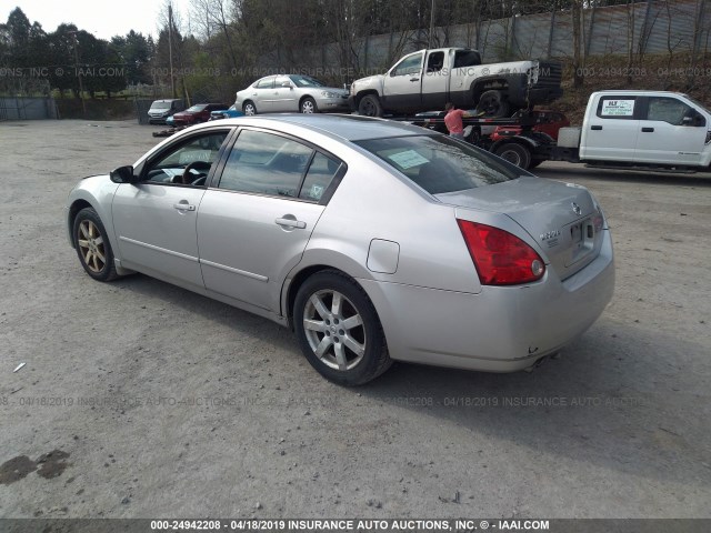 1N4BA41E04C921779 - 2004 NISSAN MAXIMA SE/SL SILVER photo 3