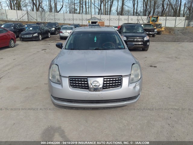 1N4BA41E04C921779 - 2004 NISSAN MAXIMA SE/SL SILVER photo 6