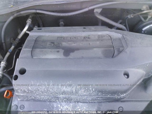 5FNRL18044B066583 - 2004 HONDA ODYSSEY EXL BLUE photo 10