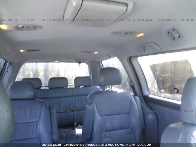 5FNRL18044B066583 - 2004 HONDA ODYSSEY EXL BLUE photo 8