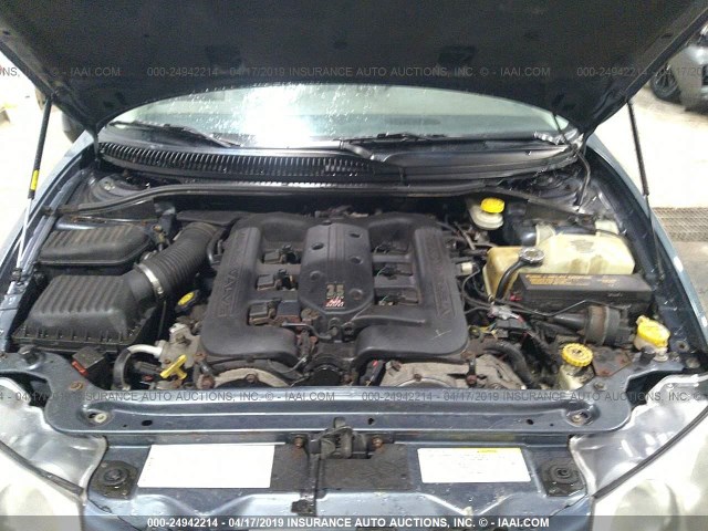 2C3HE66G12H144624 - 2002 CHRYSLER 300M GRAY photo 10