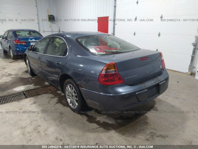 2C3HE66G12H144624 - 2002 CHRYSLER 300M GRAY photo 3