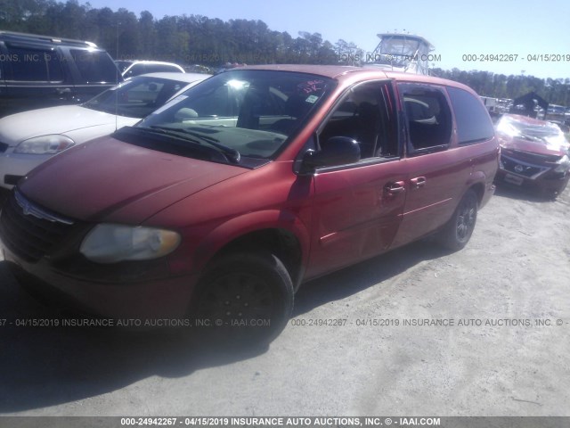 2C4GP44R55R121372 - 2005 CHRYSLER TOWN & COUNTRY LX BURGUNDY photo 2