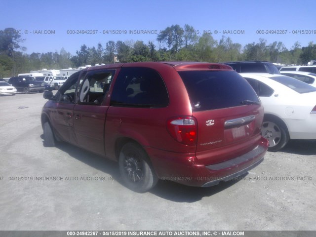 2C4GP44R55R121372 - 2005 CHRYSLER TOWN & COUNTRY LX BURGUNDY photo 3