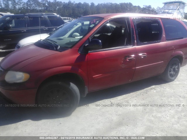 2C4GP44R55R121372 - 2005 CHRYSLER TOWN & COUNTRY LX BURGUNDY photo 6