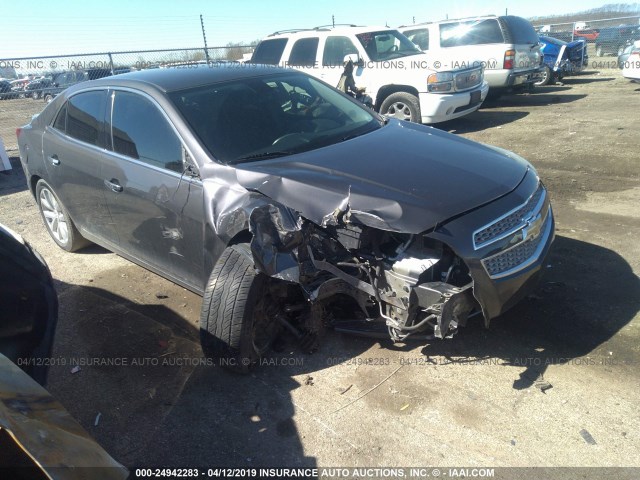 1G11H5SA1DF288607 - 2013 CHEVROLET MALIBU LTZ GRAY photo 1