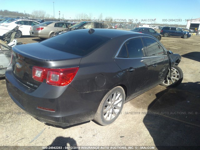 1G11H5SA1DF288607 - 2013 CHEVROLET MALIBU LTZ GRAY photo 4