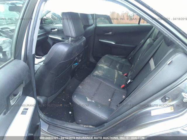 4T1BF1FK5EU434187 - 2014 TOYOTA CAMRY L/SE/LE/XLE GRAY photo 8