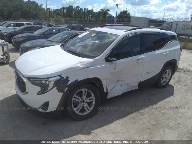 3GKALTEV7JL153730 - 2018 GMC TERRAIN SLE WHITE photo 2