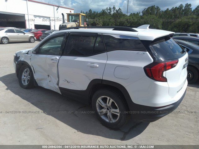 3GKALTEV7JL153730 - 2018 GMC TERRAIN SLE WHITE photo 3