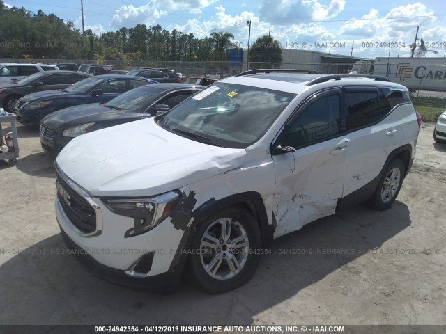 3GKALTEV7JL153730 - 2018 GMC TERRAIN SLE WHITE photo 6