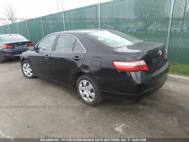 4T1BE46K69U851666 - 2009 TOYOTA CAMRY SE/LE/XLE BLACK photo 3