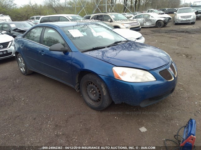 1G2ZH58N274228800 - 2007 PONTIAC G6 GT BLUE photo 1