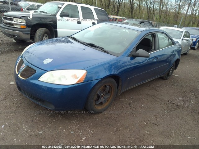 1G2ZH58N274228800 - 2007 PONTIAC G6 GT BLUE photo 2