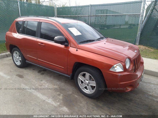 1J4NF4FB6AD510734 - 2010 JEEP COMPASS SPORT ORANGE photo 1