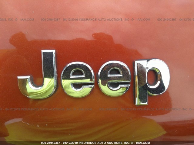 1J4NF4FB6AD510734 - 2010 JEEP COMPASS SPORT ORANGE photo 6