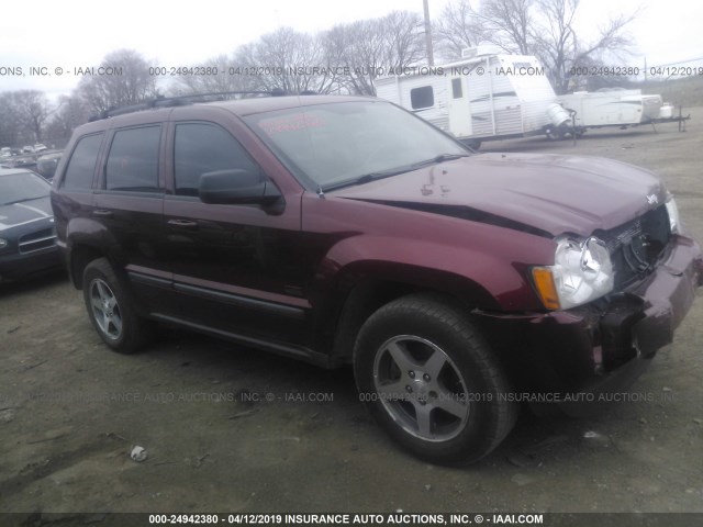 1J8GR48K57C624945 - 2007 JEEP GRAND CHEROKEE LAREDO/COLUMBIA/FREEDOM 栗色 照片 1