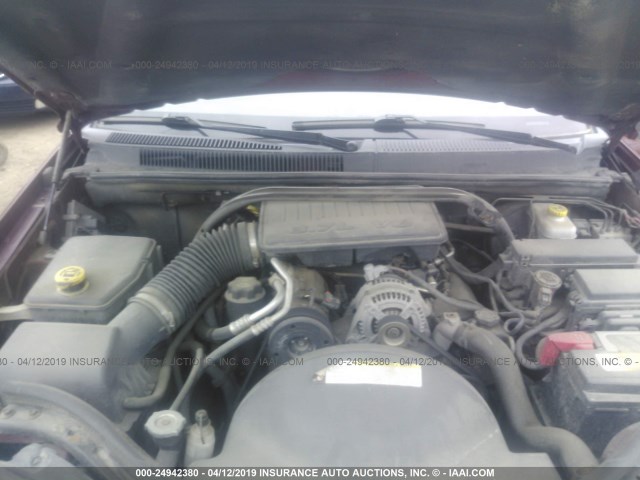 1J8GR48K57C624945 - 2007 JEEP GRAND CHEROKEE LAREDO/COLUMBIA/FREEDOM 栗色 照片 10