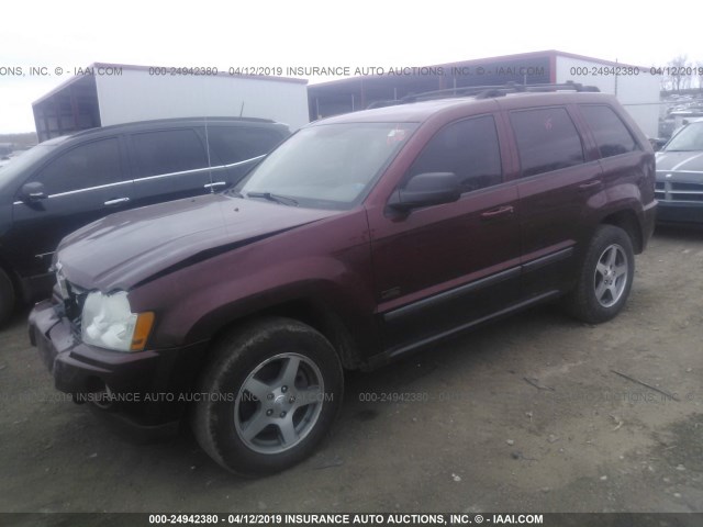 1J8GR48K57C624945 - 2007 JEEP GRAND CHEROKEE LAREDO/COLUMBIA/FREEDOM 栗色 照片 2
