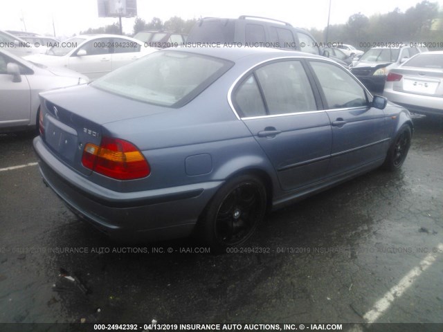 WBAEV53422KM19426 - 2002 BMW 330 I BLUE photo 4