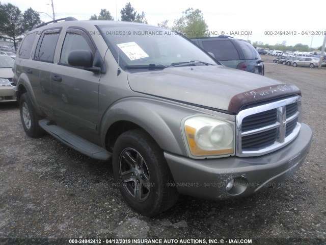 1D4HB48D65F576663 - 2005 DODGE DURANGO SLT GRAY photo 1