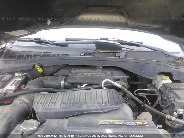 1D4HB48D65F576663 - 2005 DODGE DURANGO SLT GRAY photo 10