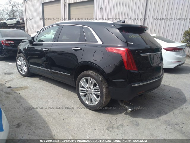 1GYKNERS9JZ156511 - 2018 CADILLAC XT5 PREMIUM LUXURY BLACK photo 3