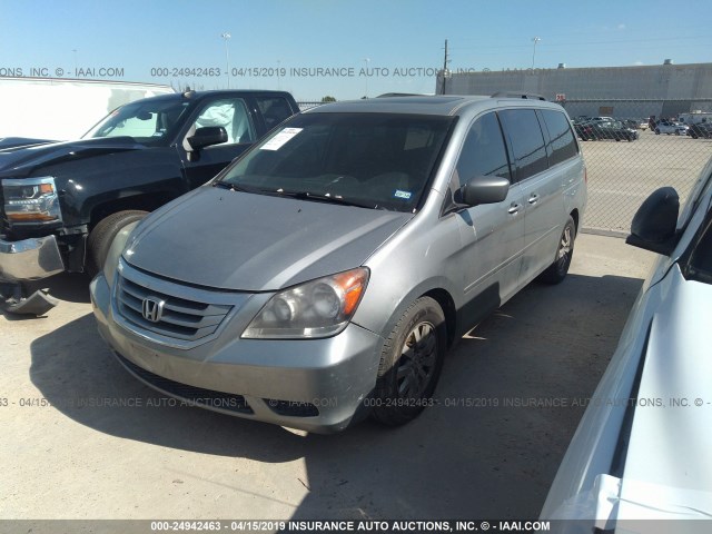 5FNRL38739B038029 - 2009 HONDA ODYSSEY EXL GRAY photo 2