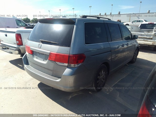 5FNRL38739B038029 - 2009 HONDA ODYSSEY EXL GRAY photo 4