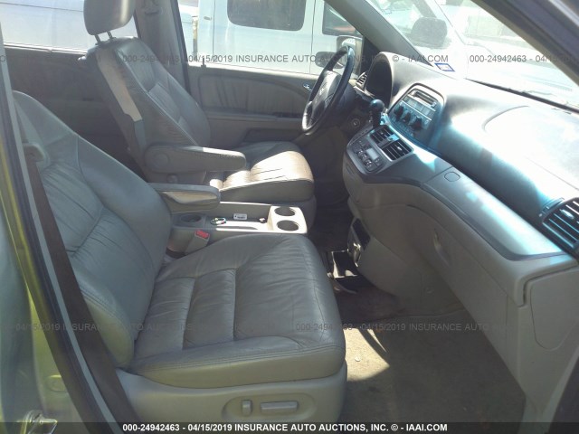 5FNRL38739B038029 - 2009 HONDA ODYSSEY EXL GRAY photo 5