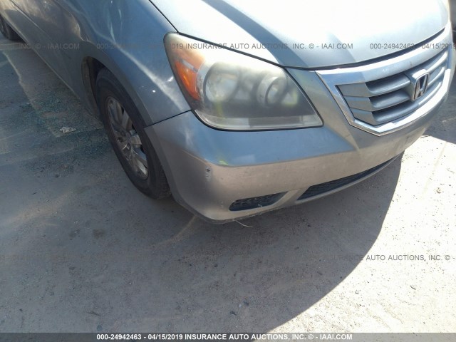 5FNRL38739B038029 - 2009 HONDA ODYSSEY EXL GRAY photo 6