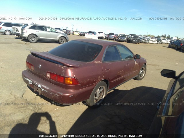 JH4DB7555TS009633 - 1996 ACURA INTEGRA LS MAROON photo 4