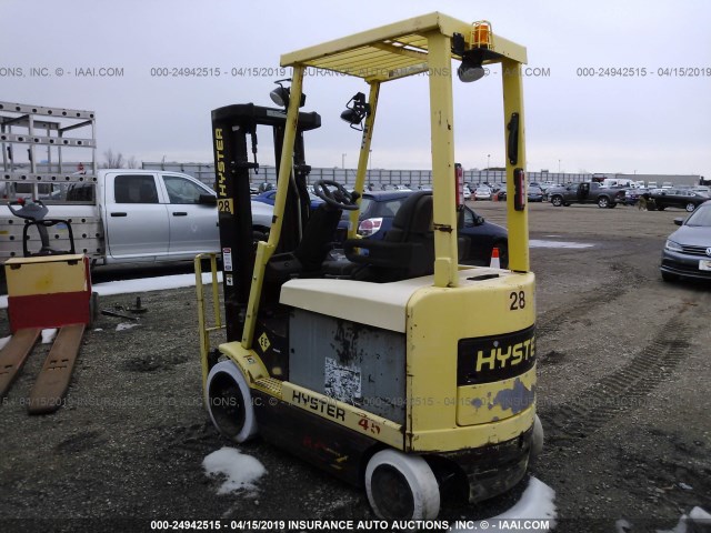 G108N10257F - 2006 HYSTER FORKLIFT  YELLOW photo 3
