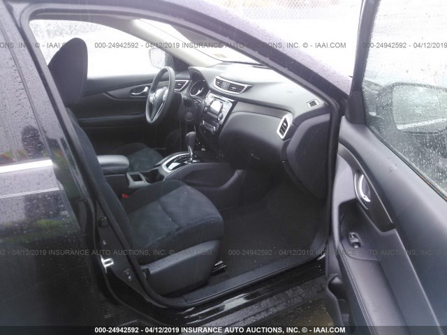 5N1AT2MV7EC870231 - 2014 NISSAN ROGUE S/SL/SV BLACK photo 5