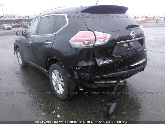 5N1AT2MV7EC870231 - 2014 NISSAN ROGUE S/SL/SV BLACK photo 6