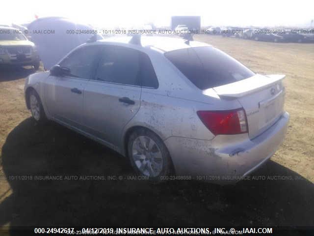 JF1GE61638H501148 - 2008 SUBARU IMPREZA 2.5I SILVER photo 3