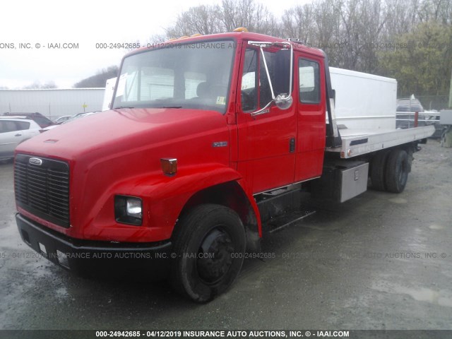 1FV3GFBC41HH35495 - 2001 FREIGHTLINER MEDIUM CONVENTION FL60 RED photo 2