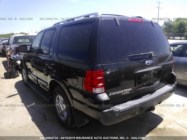 1FMFU19555LA62997 - 2005 FORD EXPEDITION LIMITED BLACK photo 3