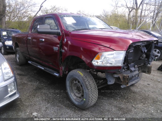 3D7TT2CT3AG125485 - 2010 DODGE RAM 2500 RED photo 1