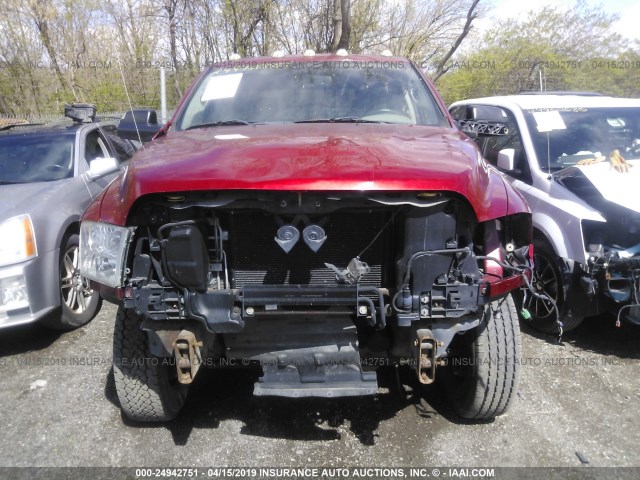 3D7TT2CT3AG125485 - 2010 DODGE RAM 2500 RED photo 6