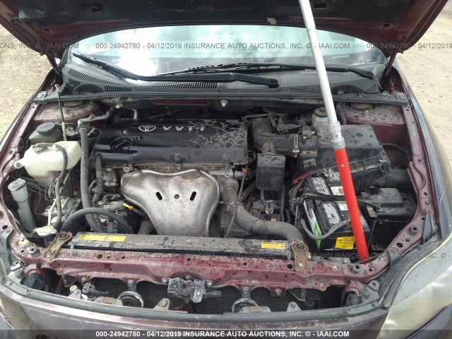 JTKDE167690283541 - 2009 TOYOTA SCION TC ბურგუნდია ფოტო 10