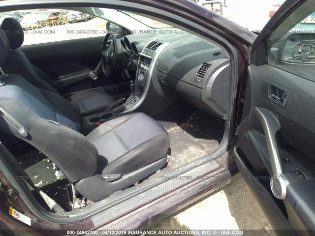 JTKDE167690283541 - 2009 TOYOTA SCION TC ბურგუნდია ფოტო 5