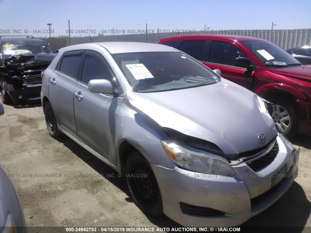 2T1KU4EE1CC881391 - 2012 TOYOTA COROLLA MATRIX  SILVER photo 1