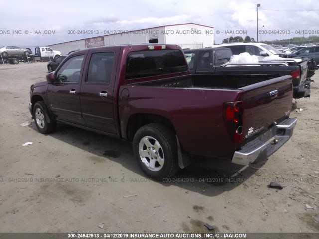 1GTCS139998117226 - 2009 GMC CANYON BURGUNDY photo 3