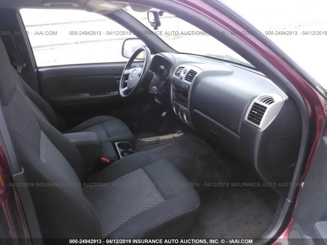 1GTCS139998117226 - 2009 GMC CANYON BURGUNDY photo 5